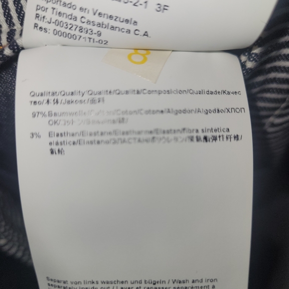 Hugo Boss Orange Label Slim Fit Stripe Shorts 34 - Picture 8 of 11